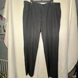 Axist City Pant Black Striped Mens Dress Pants Size 38x30 Wedding Formal Evening